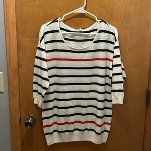 Black, white , and red XL sweater